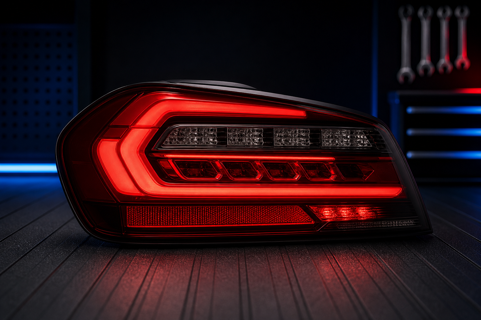 Feu arrière LED fumé